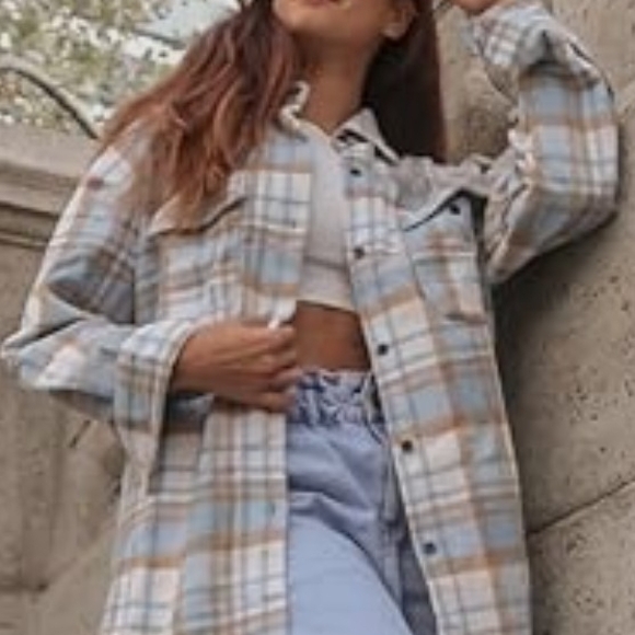kirundo Jackets & Blazers - Chic Plaid Overshirt